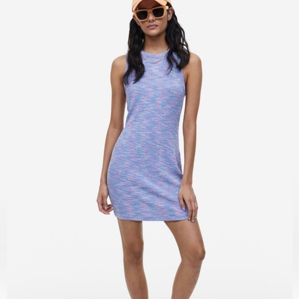 Justify Ribbed bodycon spring summer dress Size Large